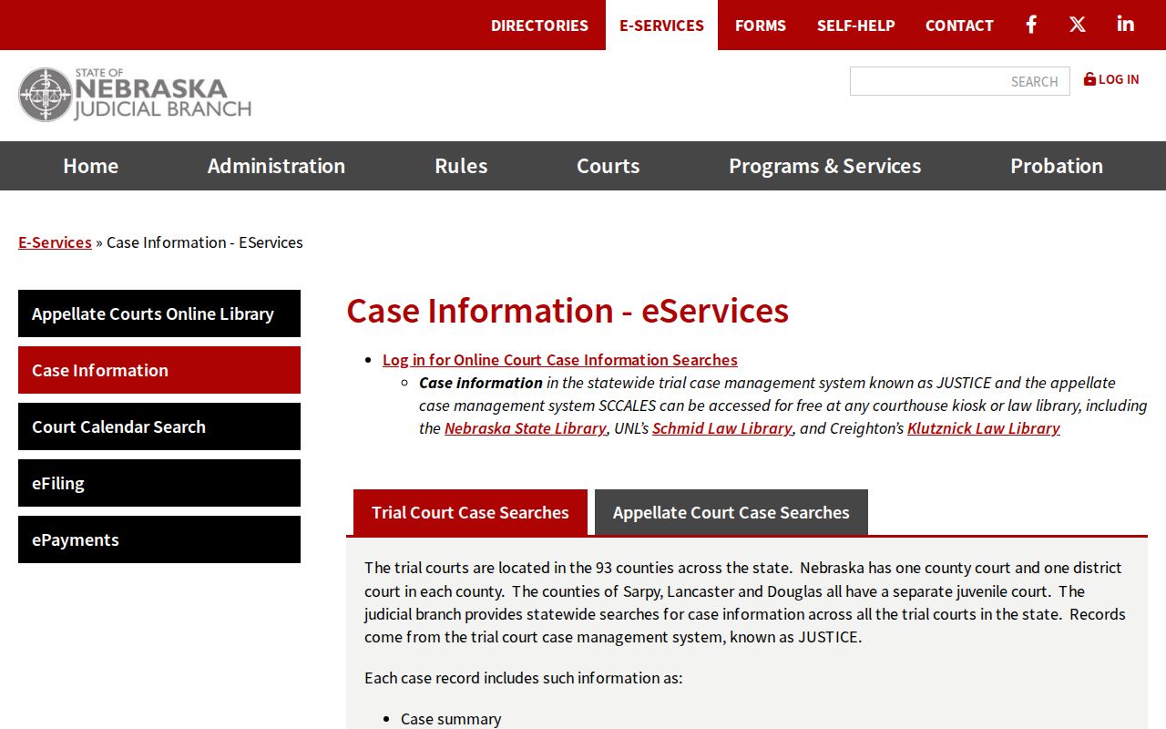 Scotts Bluff County warrant search court case confirmation