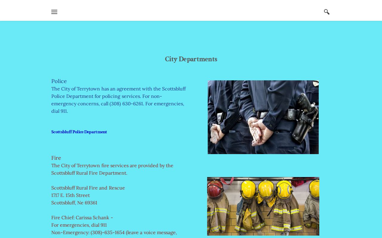 Terrytown warrant records contracted police service
