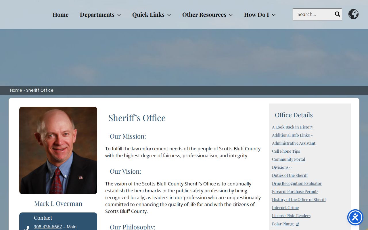Scotts Bluff County arrest warrant lookup Sheriff service source